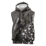 Harriet Tubman Underground Railroad Sleeveless Hoodie Fearless In The Dark - Civil Rights Hero Vintage Art