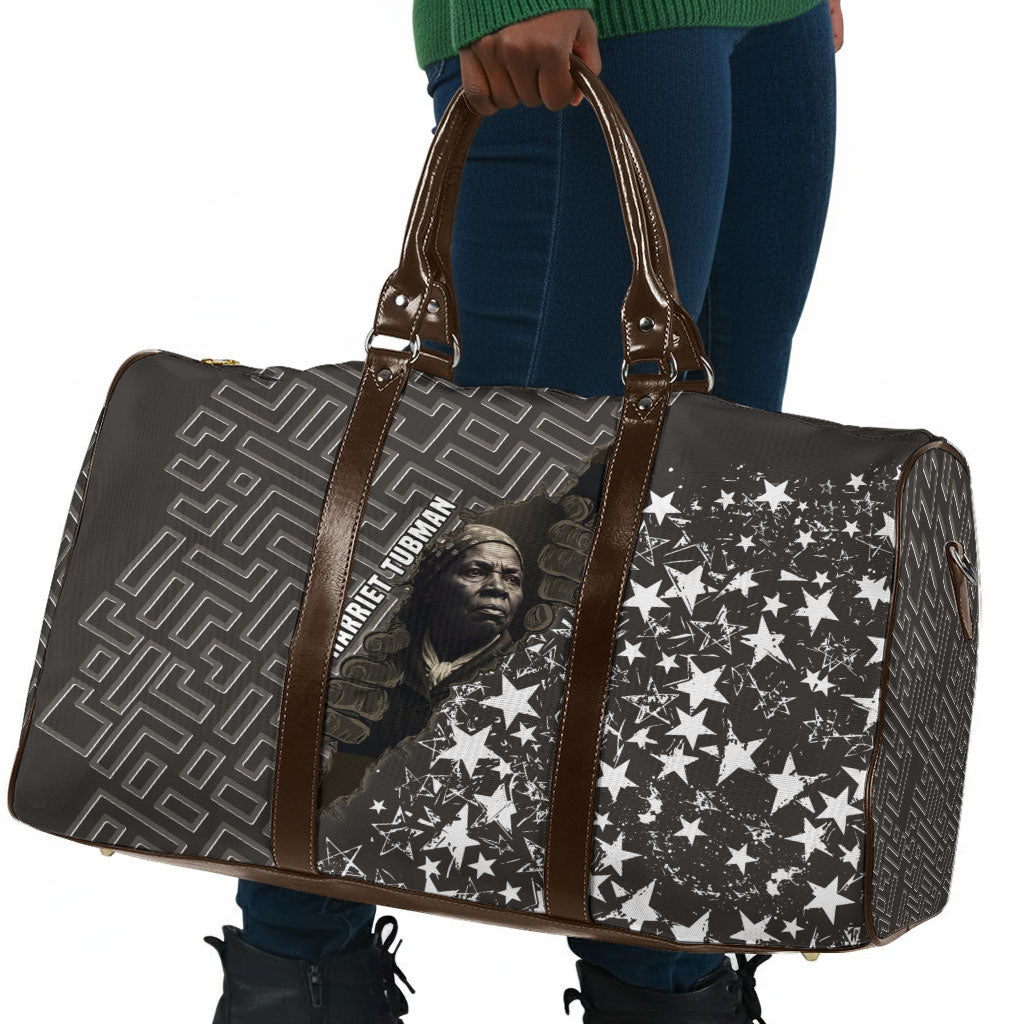 Harriet Tubman Underground Railroad Travel Bag Fearless In The Dark - Civil Rights Hero Vintage Art