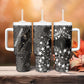 Harriet Tubman Underground Railroad Tumbler With Handle Fearless In The Dark - Civil Rights Hero Vintage Art