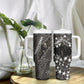 Harriet Tubman Underground Railroad Tumbler With Handle Fearless In The Dark - Civil Rights Hero Vintage Art