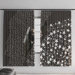 Harriet Tubman Underground Railroad Window Curtain Fearless In The Dark - Civil Rights Hero Vintage Art