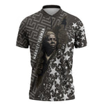 Harriet Tubman Underground Railroad Zipper Polo Shirt Fearless In The Dark - Civil Rights Hero Vintage Art