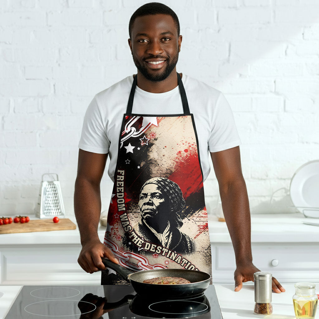 Freedom Fighter Harriet Tubman Apron Freedom Was The Destination 1822