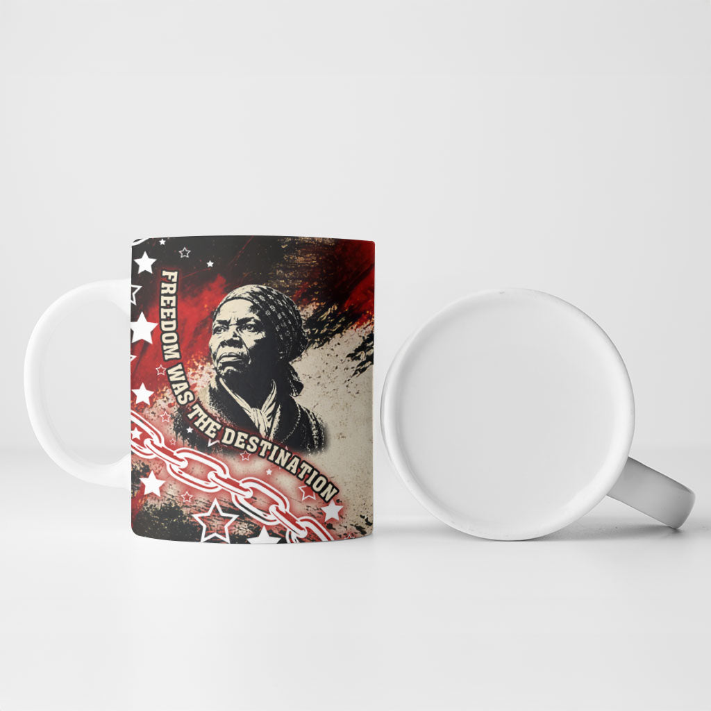 Freedom Fighter Harriet Tubman Ceramic Mug Freedom Was The Destination 1822
