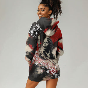 Freedom Fighter Harriet Tubman Hoodie Dress Freedom Was The Destination 1822