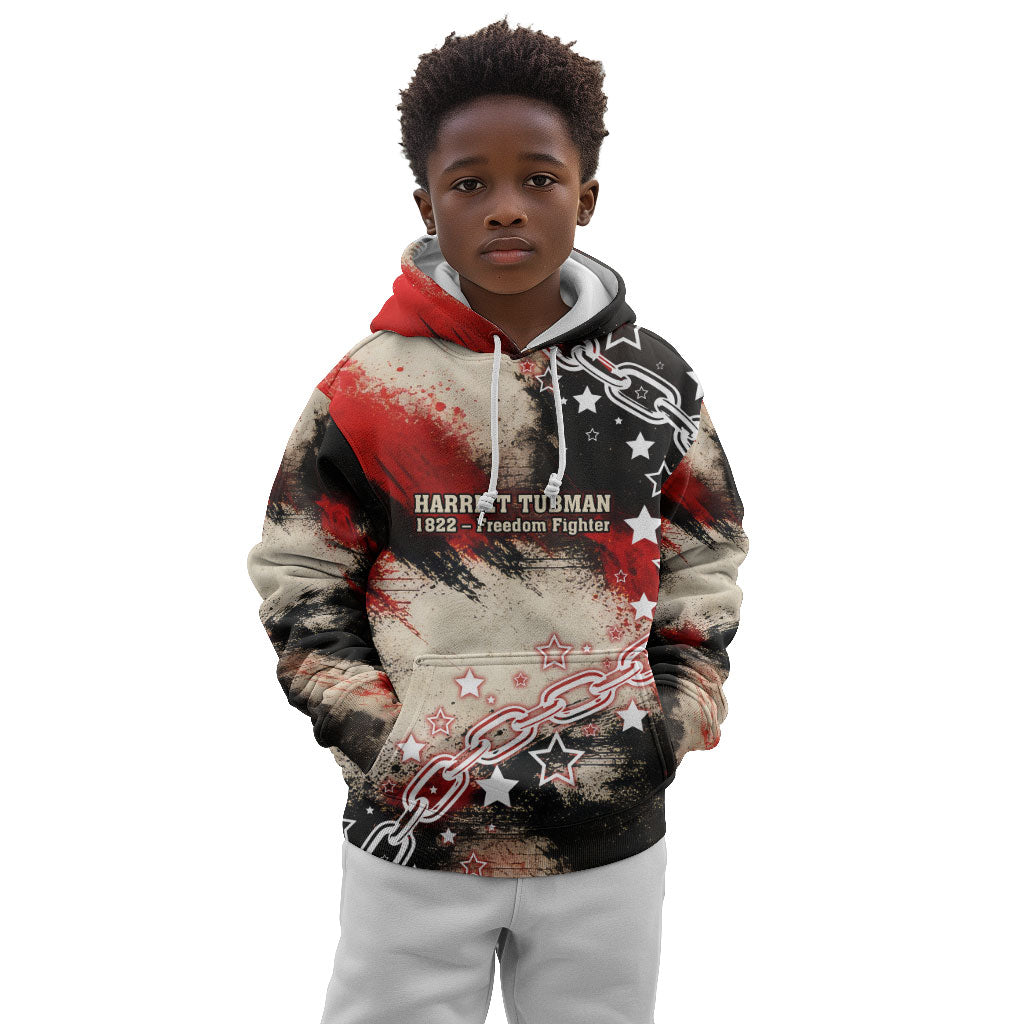 Freedom Fighter Harriet Tubman Kid Hoodie Freedom Was The Destination 1822