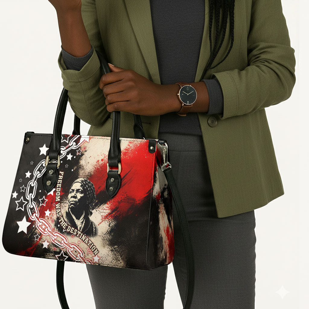 Freedom Fighter Harriet Tubman Leather Bag Freedom Was The Destination 1822