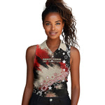 Freedom Fighter Harriet Tubman Women Sleeveless Polo Shirt Freedom Was The Destination 1822