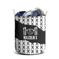 Malcolm X 101 Years Of Resistance Laundry Basket Civil Rights Leader Portrait - Monochrome X Pattern