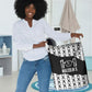 Malcolm X 101 Years Of Resistance Laundry Basket Civil Rights Leader Portrait - Monochrome X Pattern