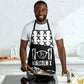 Malcolm X 101 Years Of Resistance Apron Civil Rights Leader Portrait - Monochrome X Pattern