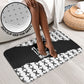 Malcolm X 101 Years Of Resistance Bathroom Set Civil Rights Leader Portrait - Monochrome X Pattern