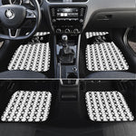 Malcolm X 101 Years Of Resistance Car Mats Civil Rights Leader Portrait - Monochrome X Pattern