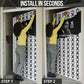 Malcolm X 101 Years Of Resistance Door Cover Civil Rights Leader Portrait - Monochrome X Pattern