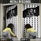 Malcolm X 101 Years Of Resistance Door Cover Civil Rights Leader Portrait - Monochrome X Pattern