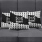 Malcolm X 101 Years Of Resistance Pillow Cover Civil Rights Leader Portrait - Monochrome X Pattern