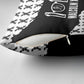 Malcolm X 101 Years Of Resistance Pillow Cover Civil Rights Leader Portrait - Monochrome X Pattern