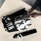 Malcolm X 101 Years Of Resistance Umbrella Civil Rights Leader Portrait - Monochrome X Pattern