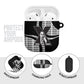 Malcolm X Legacy 1925-2026 AirPods Case African American Heritage - Iconic Portrait Silhouette