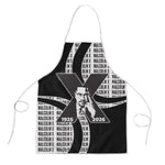 Malcolm X Legacy 1925-2026 Apron African American Heritage - Iconic Portrait Silhouette