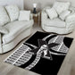 Malcolm X Legacy 1925-2026 Area Rug African American Heritage - Iconic Portrait Silhouette