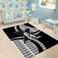 Malcolm X Legacy 1925-2026 Area Rug African American Heritage - Iconic Portrait Silhouette