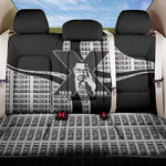 Malcolm X Legacy 1925-2026 Back Car Seat Cover African American Heritage - Iconic Portrait Silhouette