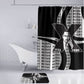 Malcolm X Legacy 1925-2026 Bathroom Set African American Heritage - Iconic Portrait Silhouette