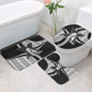 Malcolm X Legacy 1925-2026 Bathroom Set African American Heritage - Iconic Portrait Silhouette