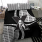 Malcolm X Legacy 1925-2026 Bedding Set African American Heritage - Iconic Portrait Silhouette
