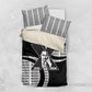 Malcolm X Legacy 1925-2026 Bedding Set African American Heritage - Iconic Portrait Silhouette