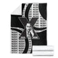 Malcolm X Legacy 1925-2026 Blanket African American Heritage - Iconic Portrait Silhouette