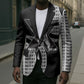 Malcolm X Legacy 1925-2026 Blazer African American Heritage - Iconic Portrait Silhouette