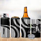 Malcolm X Legacy 1925-2026 4 in 1 Can Cooler Tumbler African American Heritage - Iconic Portrait Silhouette