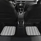Malcolm X Legacy 1925-2026 Car Mats African American Heritage - Iconic Portrait Silhouette