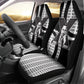 Malcolm X Legacy 1925-2026 Car Seat Cover African American Heritage - Iconic Portrait Silhouette