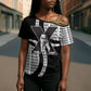Malcolm X Legacy 1925-2026 Cross Shoulder Shirt African American Heritage - Iconic Portrait Silhouette