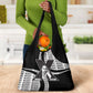 Malcolm X Legacy 1925-2026 Grocery Bag African American Heritage - Iconic Portrait Silhouette