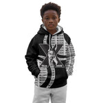 Malcolm X Legacy 1925-2026 Kid Hoodie African American Heritage - Iconic Portrait Silhouette