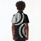 Malcolm X Legacy 1925-2026 Kid Polo Shirt African American Heritage - Iconic Portrait Silhouette