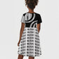 Malcolm X Legacy 1925-2026 Kid Short Sleeve Dress African American Heritage - Iconic Portrait Silhouette