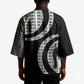 Malcolm X Legacy 1925-2026 Kimono African American Heritage - Iconic Portrait Silhouette