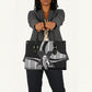 Malcolm X Legacy 1925-2026 Leather Bag African American Heritage - Iconic Portrait Silhouette