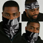 Malcolm X Legacy 1925-2026 Neck Gaiter African American Heritage - Iconic Portrait Silhouette