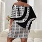 Malcolm X Legacy 1925-2026 Off Shoulder Short Dress African American Heritage - Iconic Portrait Silhouette