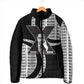 Malcolm X Legacy 1925-2026 Padded Jacket African American Heritage - Iconic Portrait Silhouette