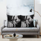 Malcolm X Legacy 1925-2026 Pillow Cover African American Heritage - Iconic Portrait Silhouette
