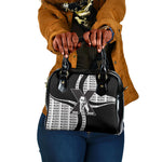 Malcolm X Legacy 1925-2026 Shoulder Handbag African American Heritage - Iconic Portrait Silhouette