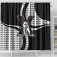 Malcolm X Legacy 1925-2026 Shower Curtain African American Heritage - Iconic Portrait Silhouette