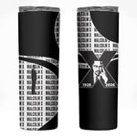 Malcolm X Legacy 1925-2026 Skinny Tumbler African American Heritage - Iconic Portrait Silhouette